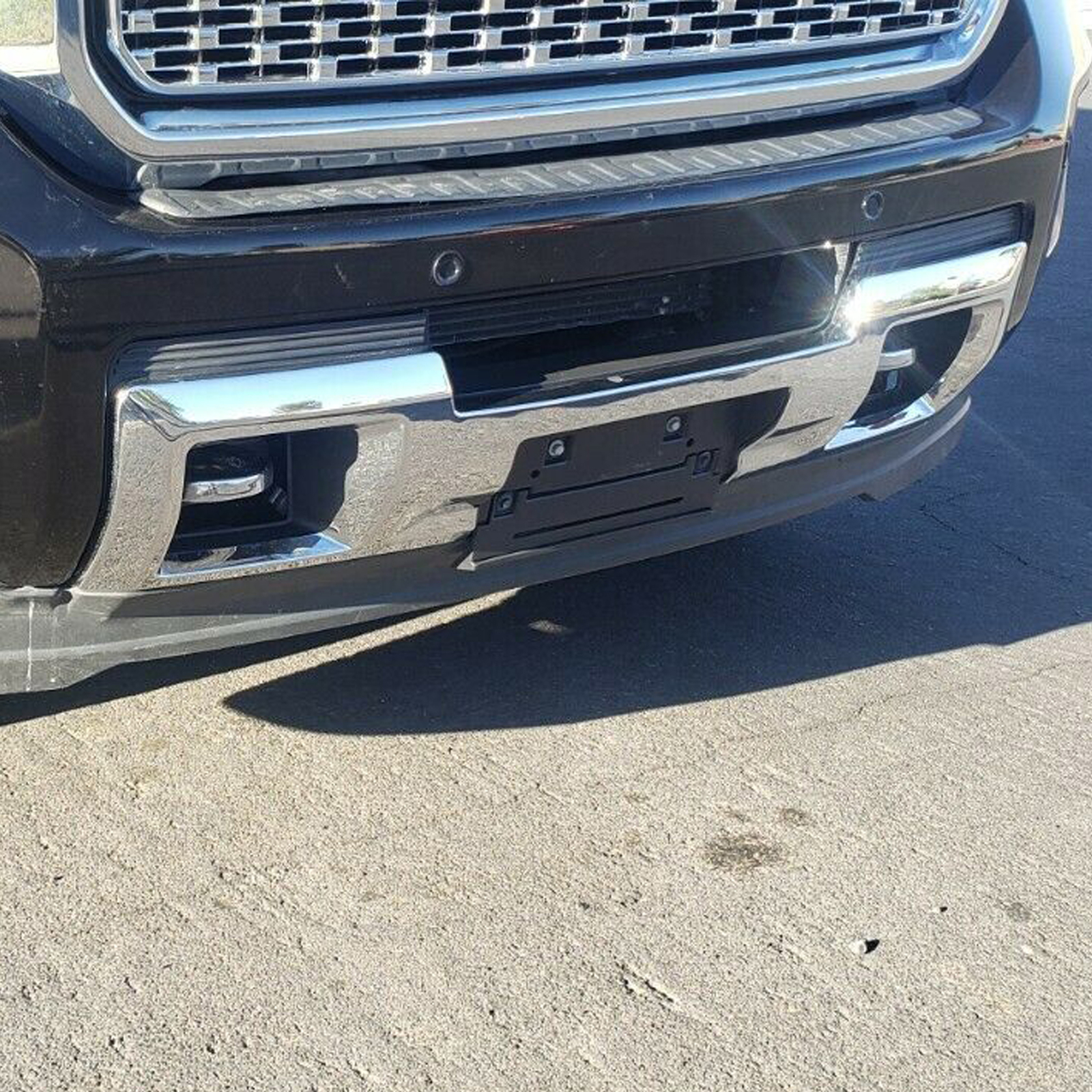 For 15-19 GMC 2500HD 3500HD Chrome Front Bumper Skid Plate Face Bar 23178964