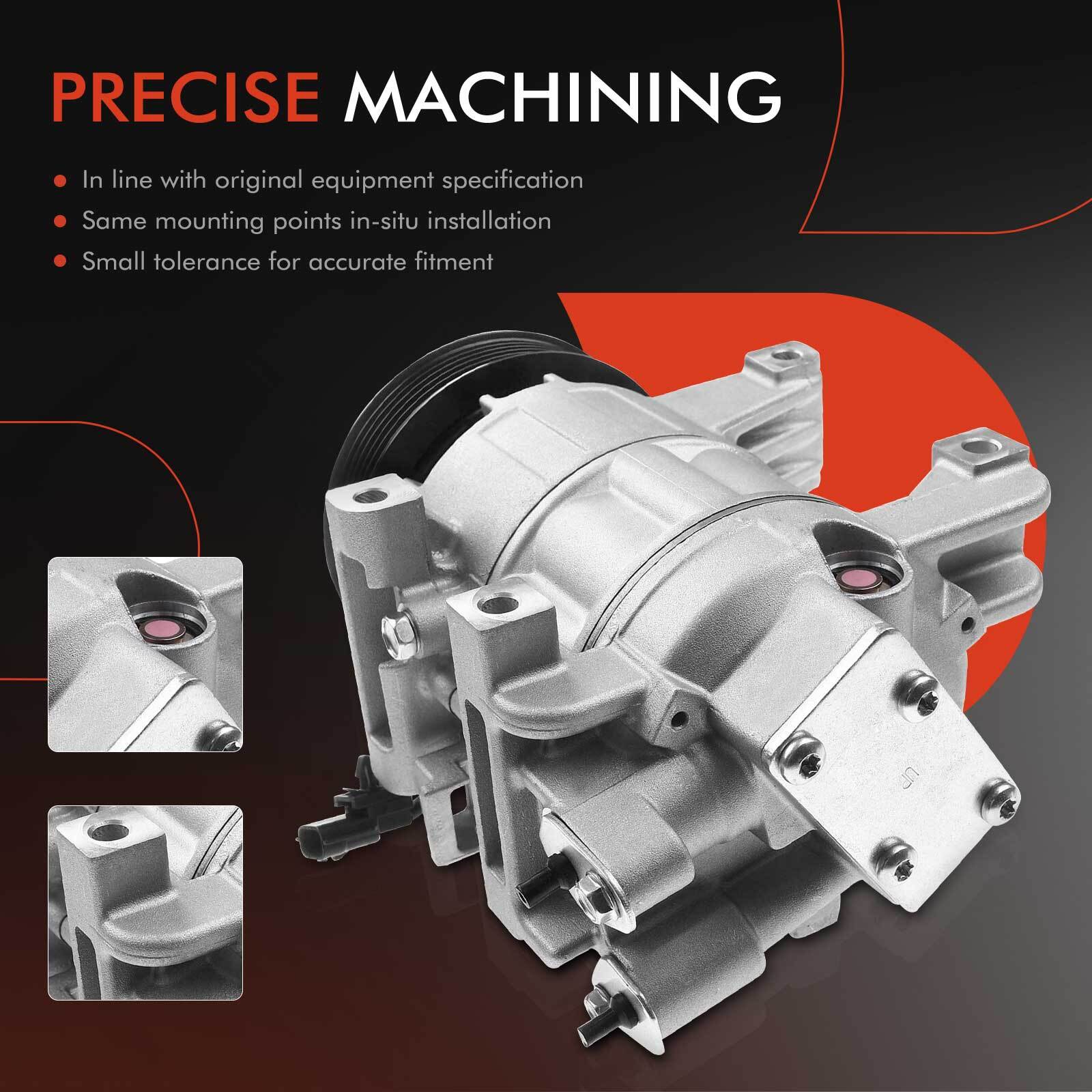 A-Premium A/C Compressor with 6-Groove Pulley for Nissan Altima 2013-2018 2.5L