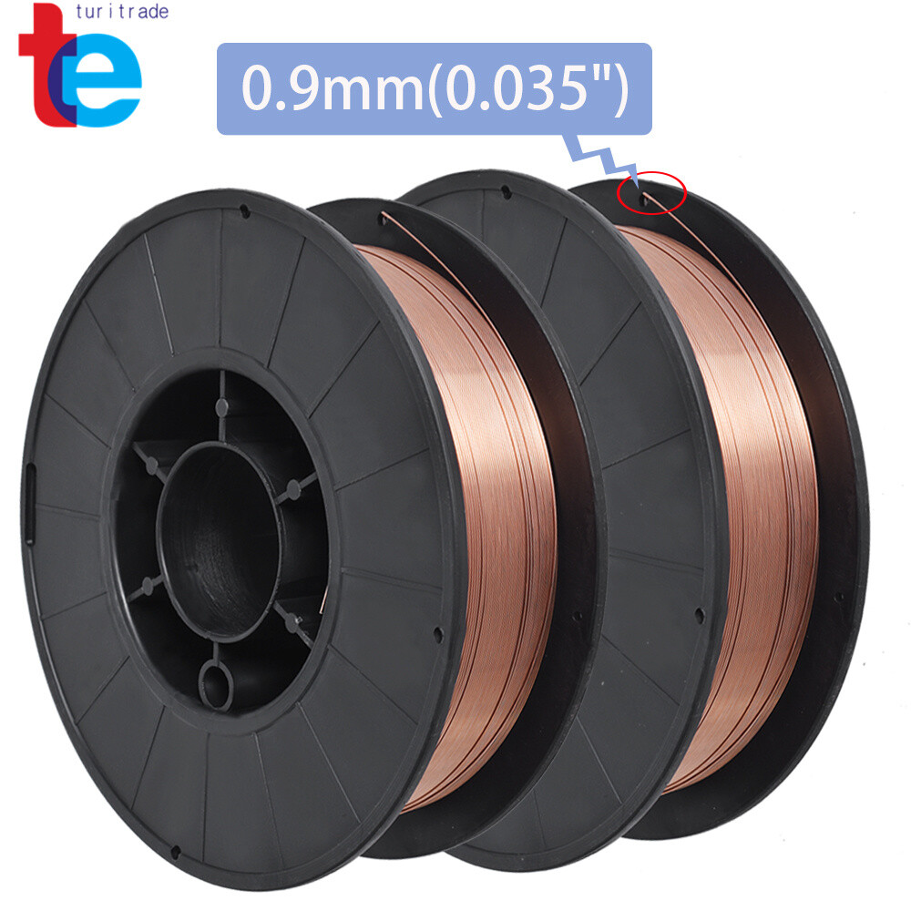 4 Pack ER70S-6 .035" (0.9mm) Mild Steel MIG Welding Wire 10-lbs Roll