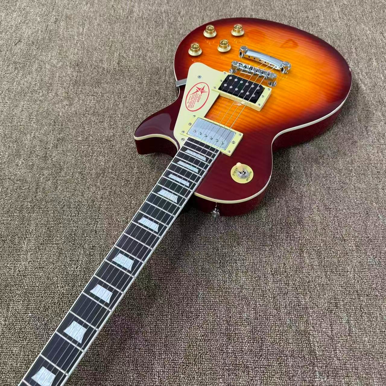 Jimmy page Electric Guitar Tiger Stripes 6 stings gitaar solid body chibson