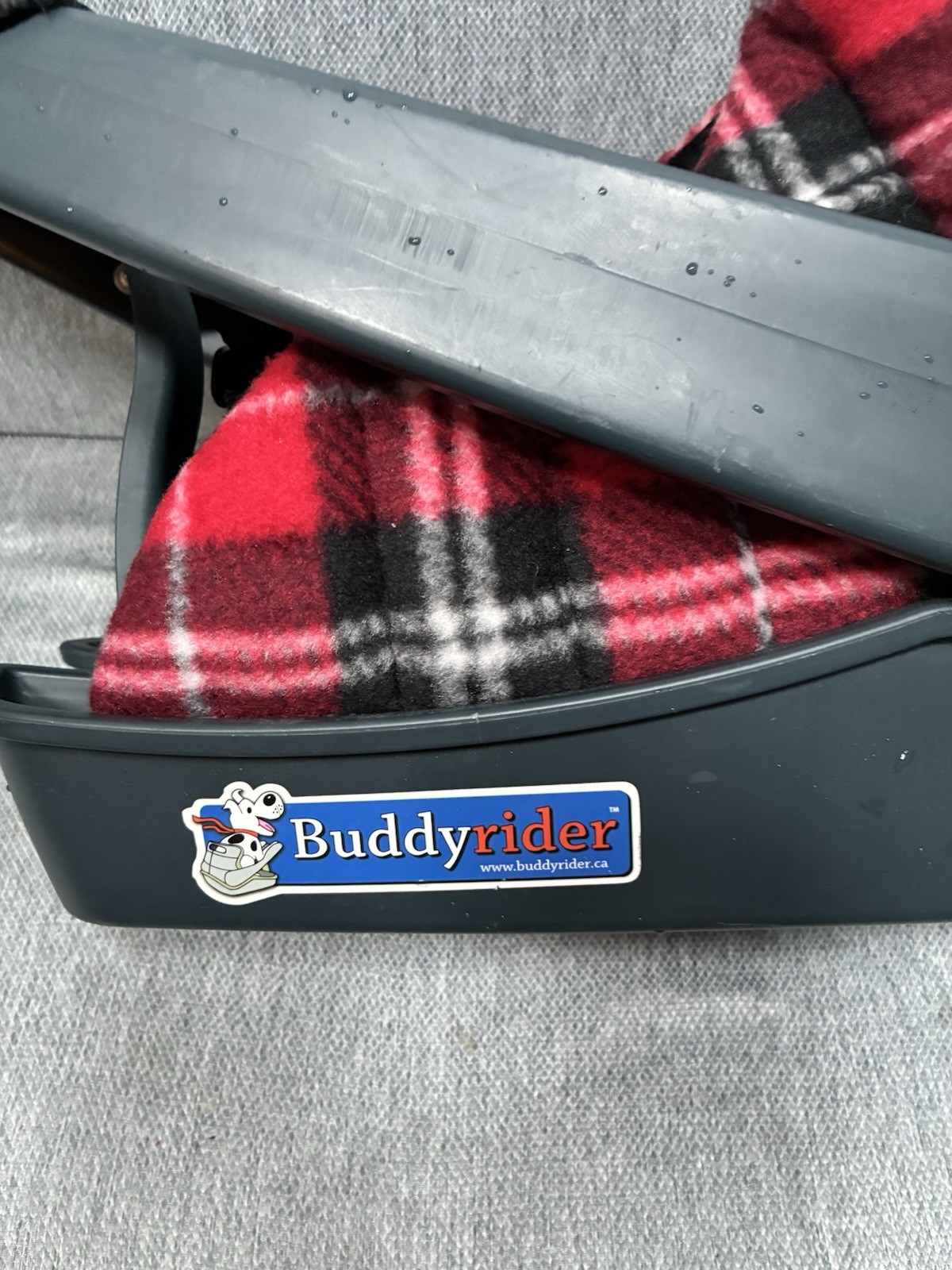 Buddyrider Dog Seat for Bicycle Pet Carrier With Padding E-Bike