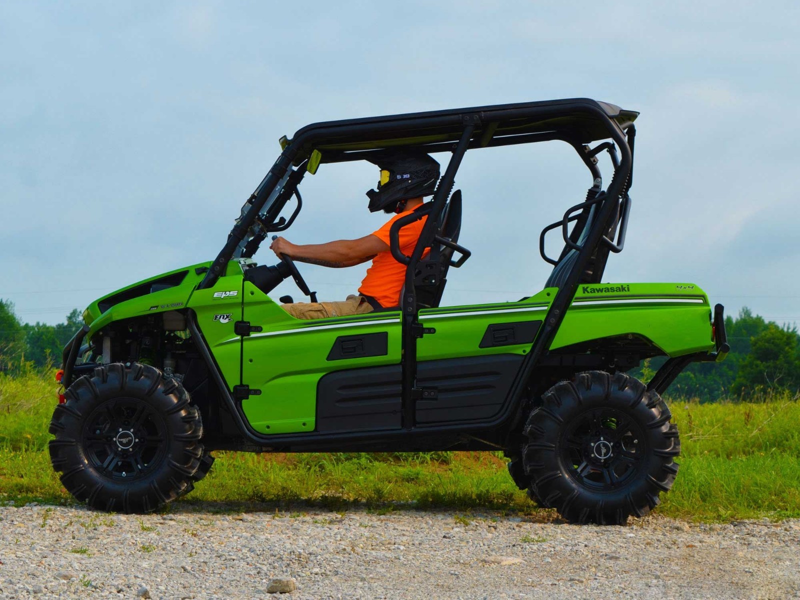 SuperATV High Clearance 1.5" Forward Offset A Arms for Kawasaki Teryx - Black