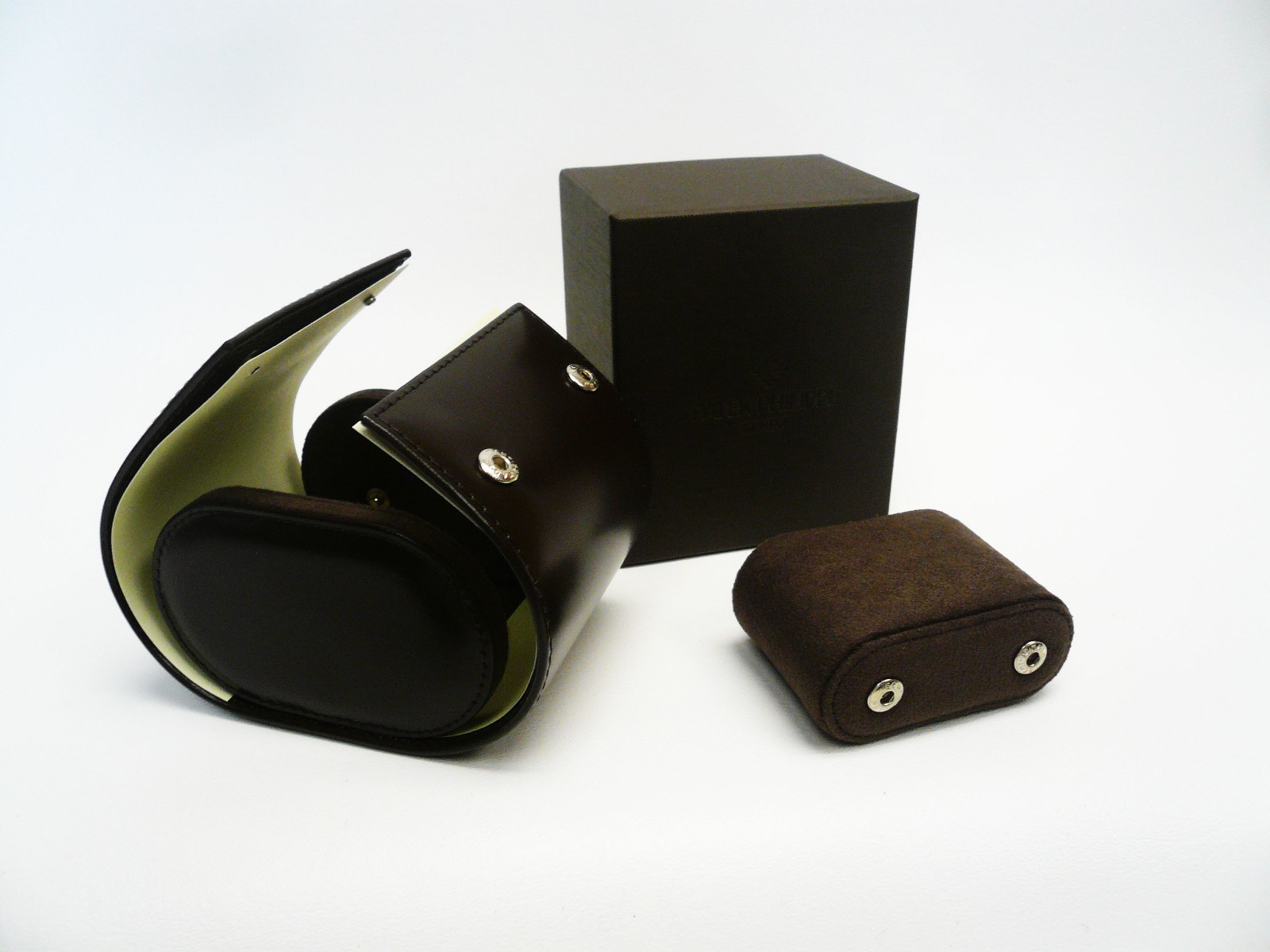 Patek Philippe Brown Leather Travel Case