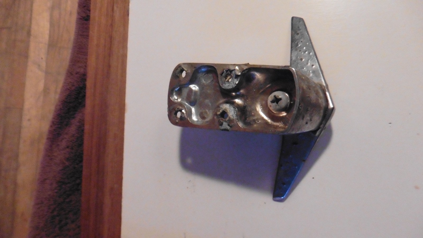 Vintage Chrome Boat Cleat Aerodynamic Bow Fender Anchor Shaped Mount