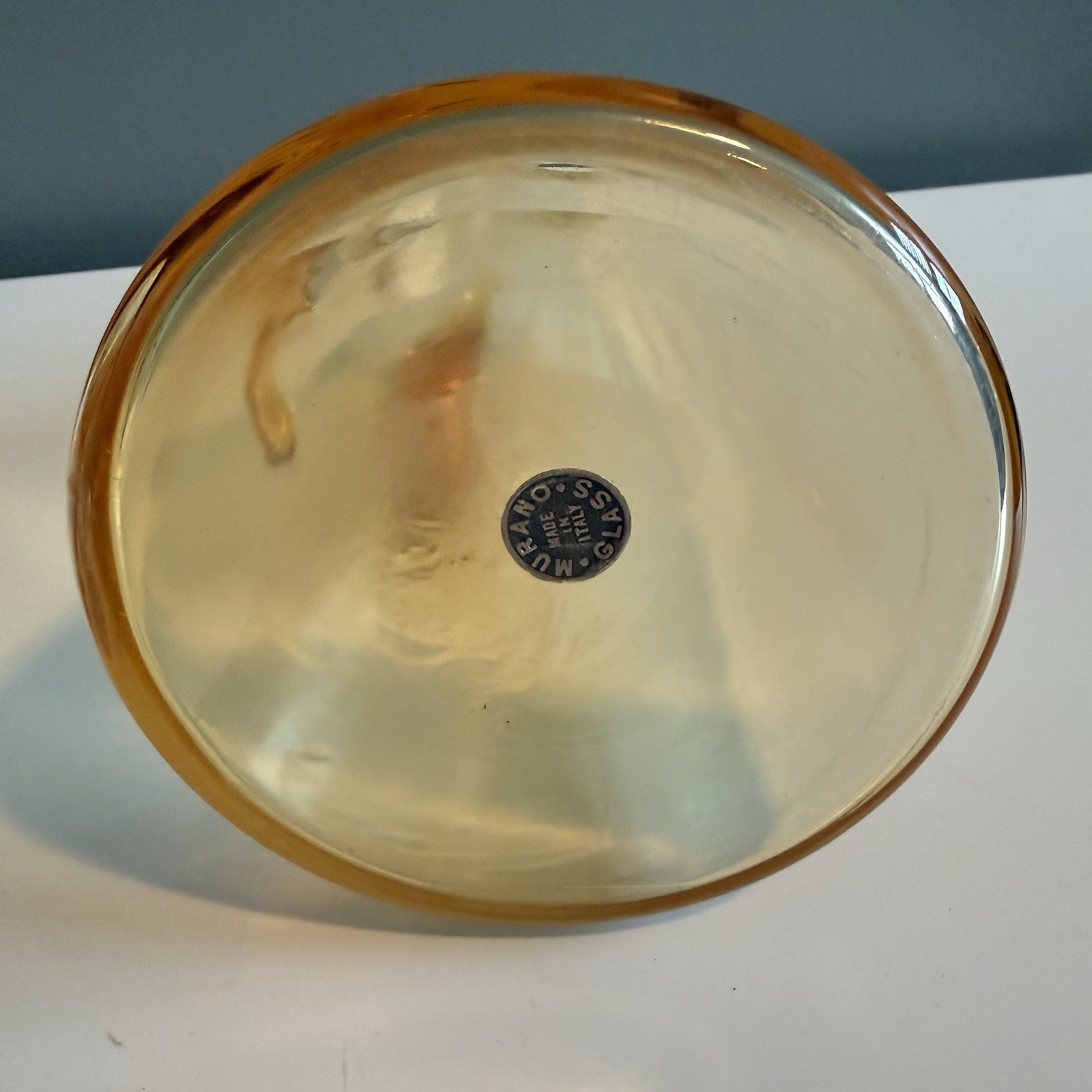 Fratelli Toso Murano Art Glass Clown Face Decanter With Stopper