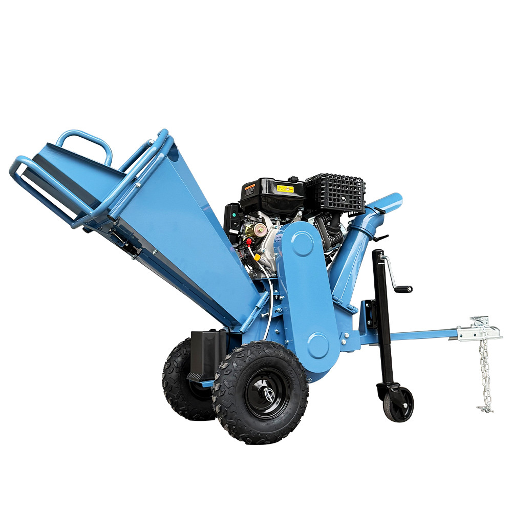 420cc 15hp Gas Powered E-start 5'' Wood Chipper With Towbar USA STOCK FREE SHIP
