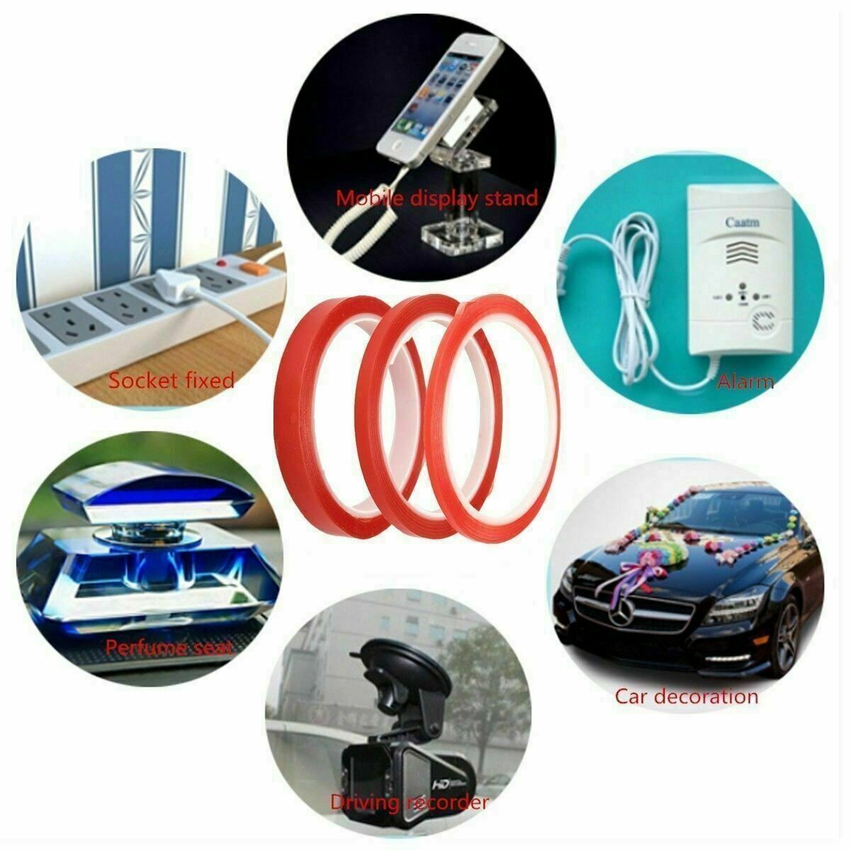 RED Double Sided Super Sticky Heavy Duty Adhesive Tape For Cell Phone Repair