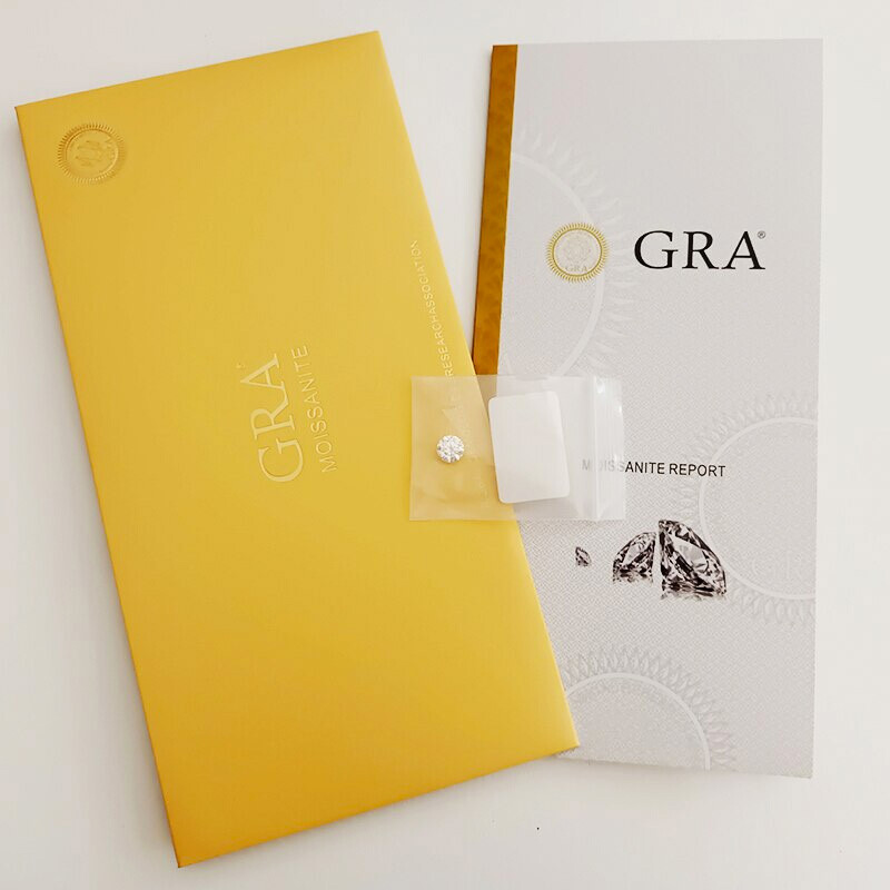 GRA Certified Loose Moissanite Stones D VVS1 All Sizes