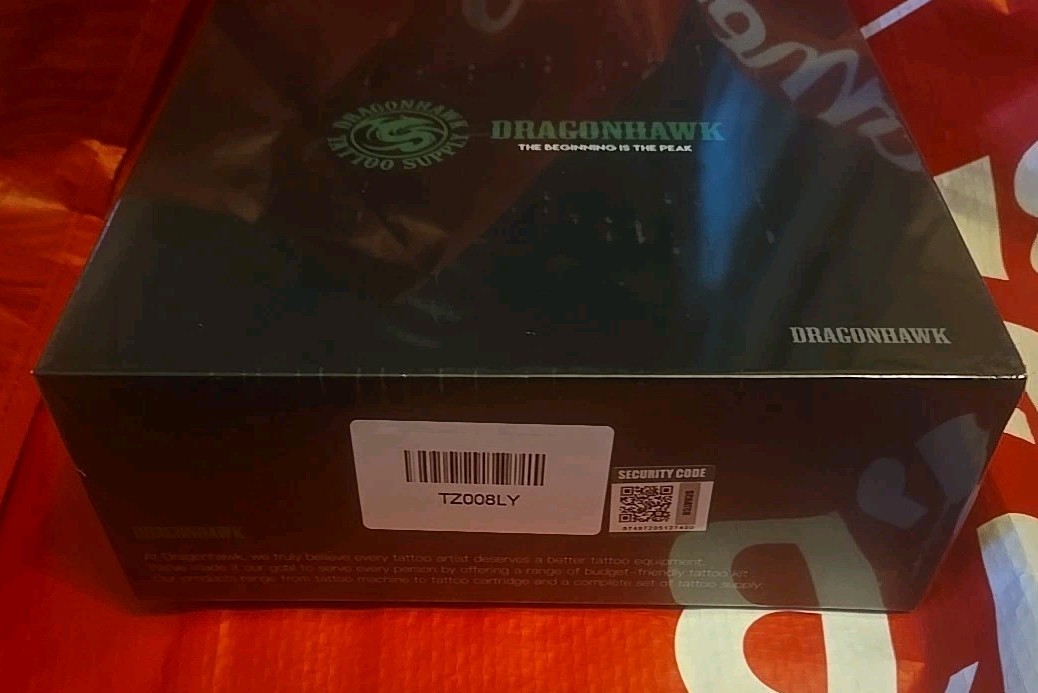 Dragonhawk Tattoo Supply Kit The Beginning Is the Peak TZ008LY New Sealed