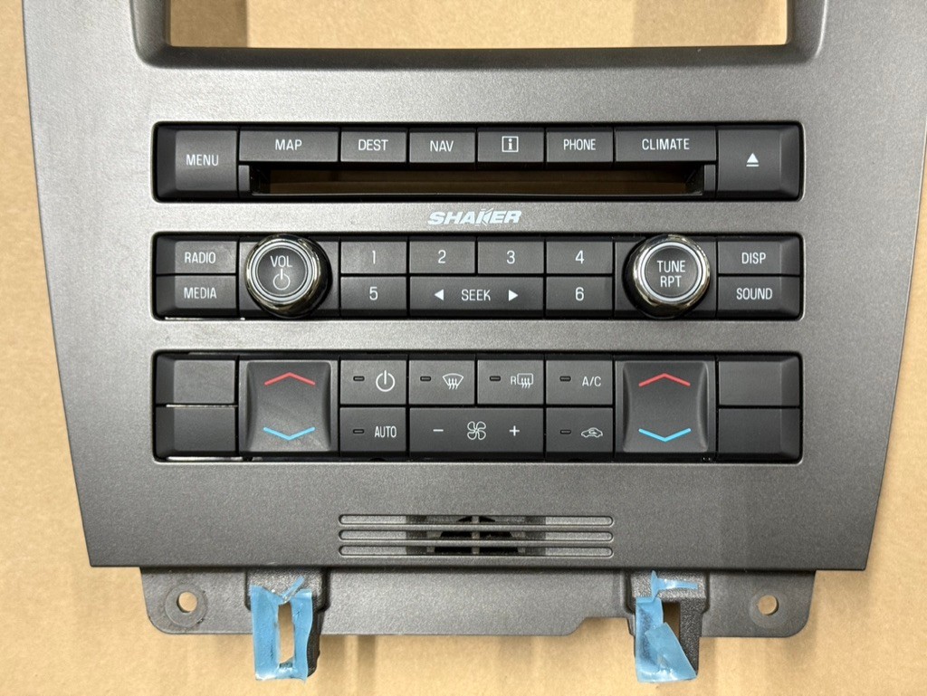 2013-2014 Ford Mustang GT500 Touch Screen Face Plate Radio Trim Piece 2011-2014