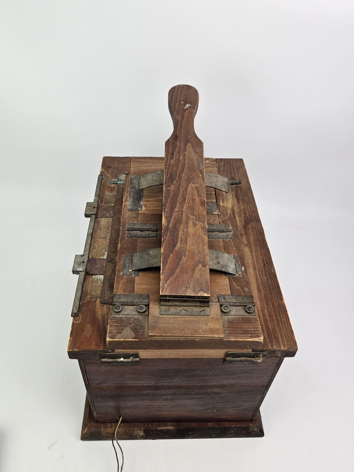 Antique Wooden Light Box For Developing Film Photo Developer Vintage Darkroom