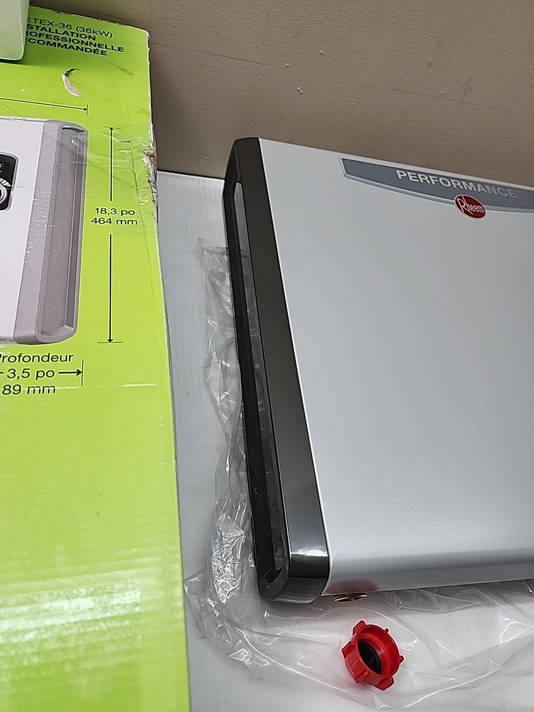 Rheem Performance 36 kW 240V Self-Modulating Electric Tankless Water Heater