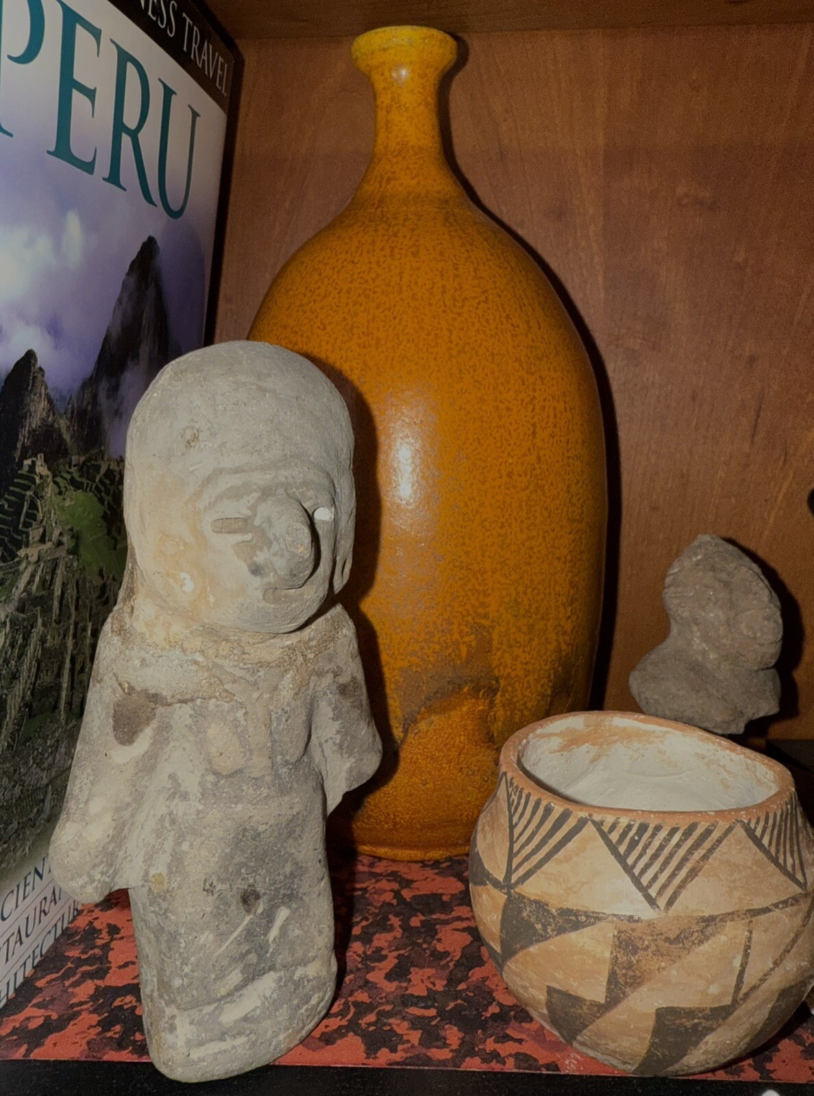 Ancient Pre-Columbian Peru Chancay Effigy Figure Statue 1100-1300 AD