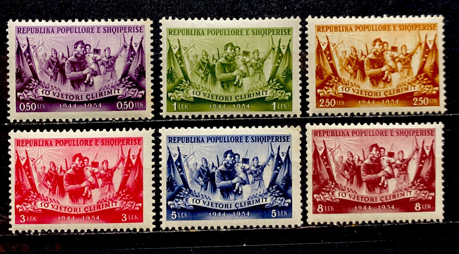 Albania 1954. SC# 499-506 . MNH