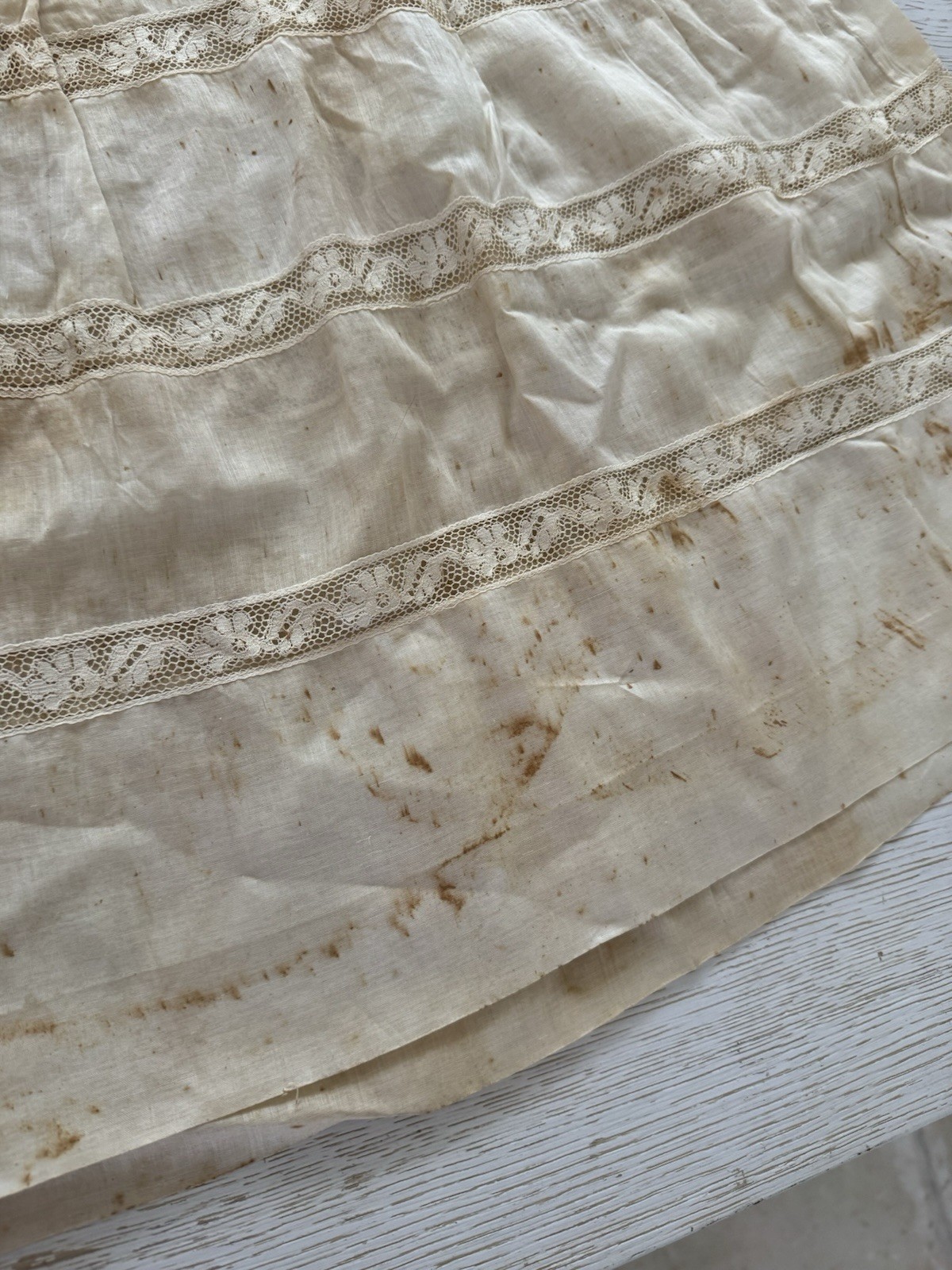 Pre Civil War 2 Childs Baby Dress Early Settler Packers Falls New Hampshire 1817