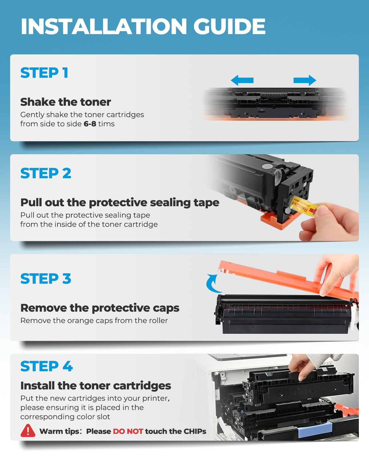 4PK Fit For HP 218X Toner W2180X for LaserJet Pro 3201dw MFP 3301fdw 3301sdw