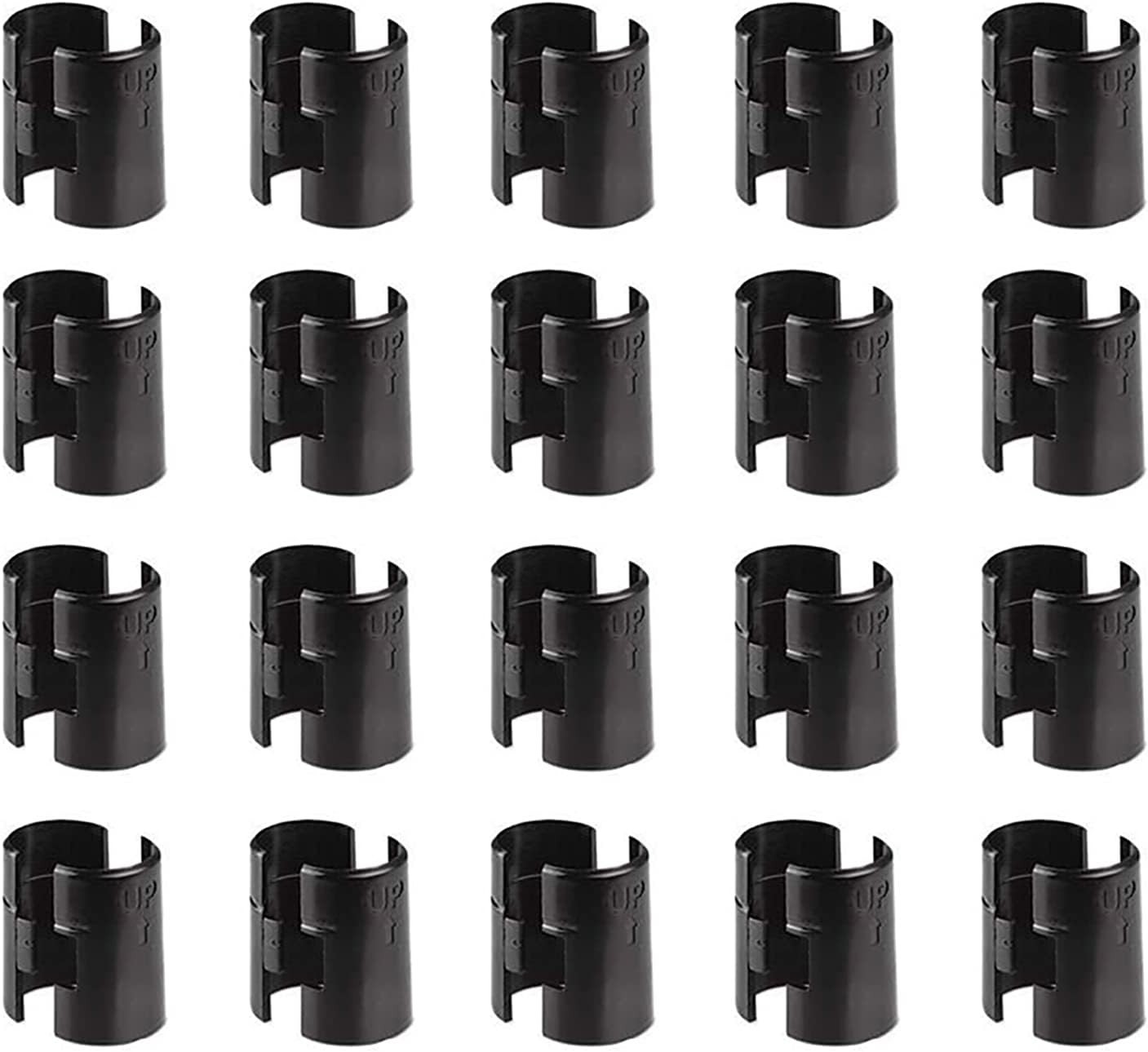 Wire Shelf Clips,40-Packs Shelving Lock Clips for 1" Post Free Shipping **NEW**