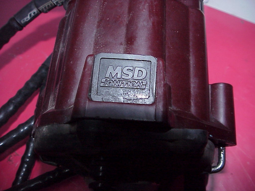 Vintage MSD Pro Billet SB & BB Chevy V8 Distributor with Smiley's Wires