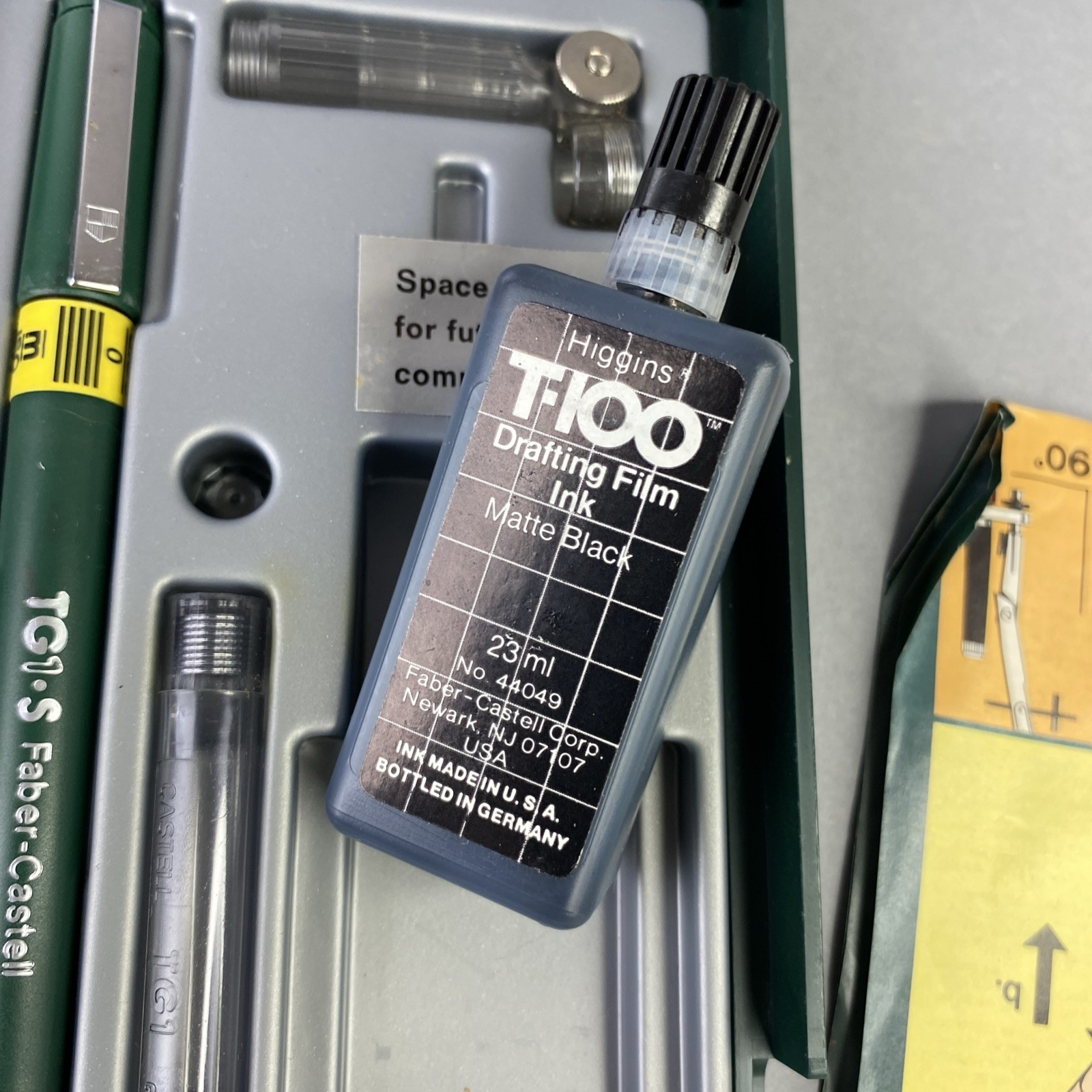 NEW Faber-Castell TG1-S System 454124-S1564 4 Technical Pen set