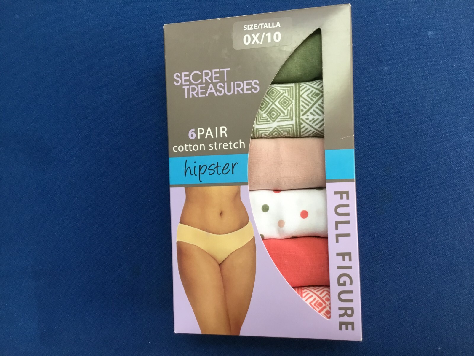 Women's underwear: Secret Treasures, available in bikini, brief, or hipster 6 pk