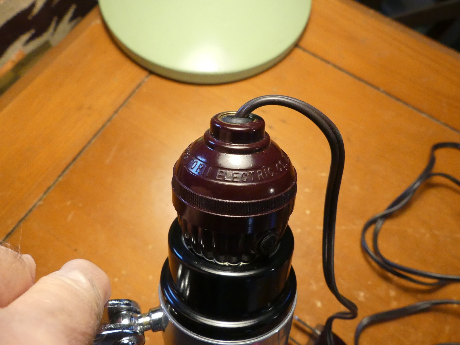 Vintage Sans & Streiffe Microscope Illuminator Light – Japan Bakelite Lamp Stand