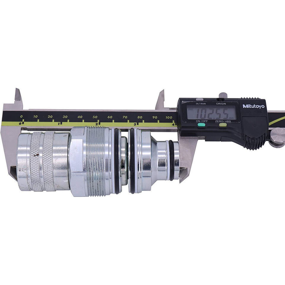 Male & Female Flat Face Coupler Kit for Bobcat 753 863 A220 A300 S205 S220 S250