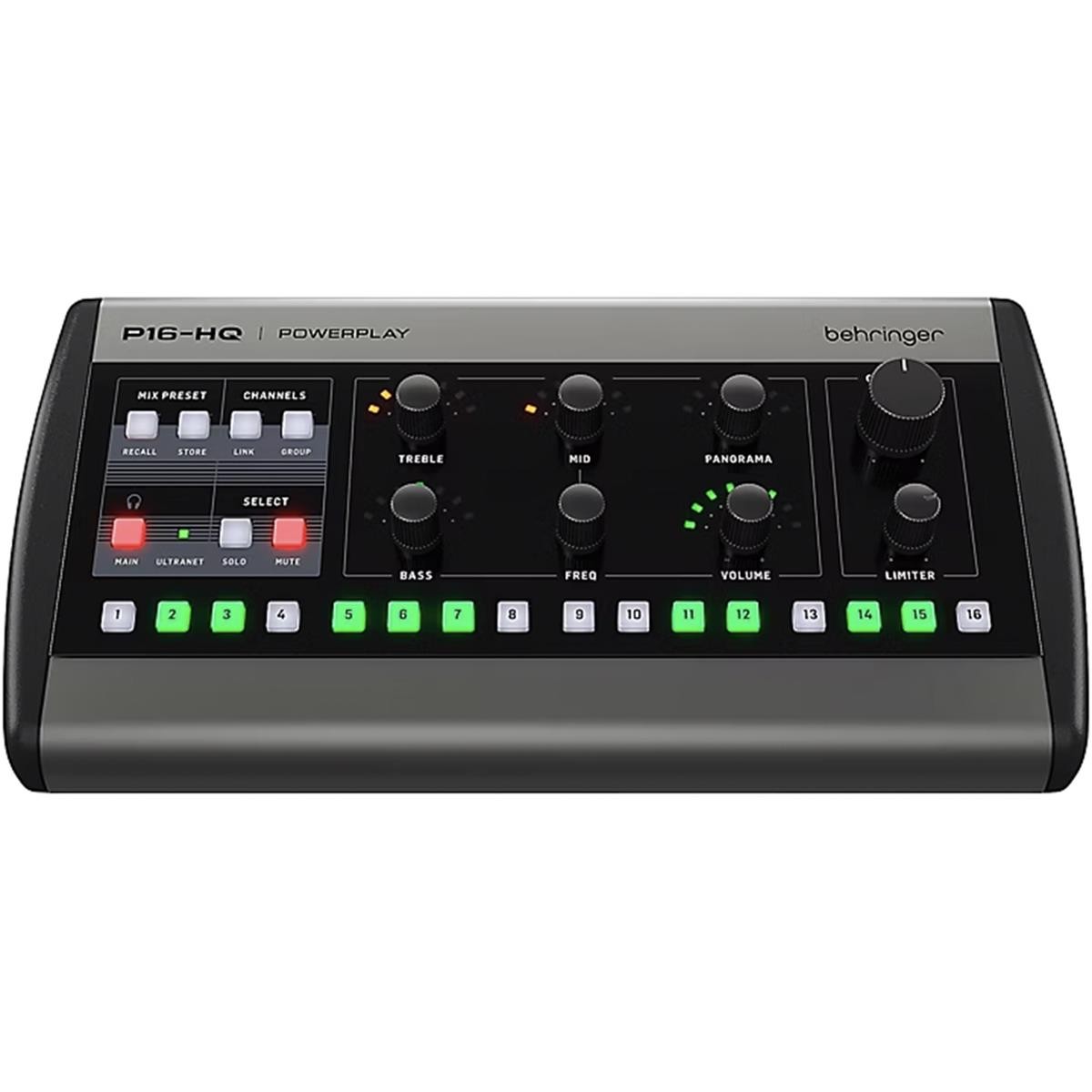 Behringer P16-HQ POWERPLAY 16-Channel Personal Monitoring Mixer