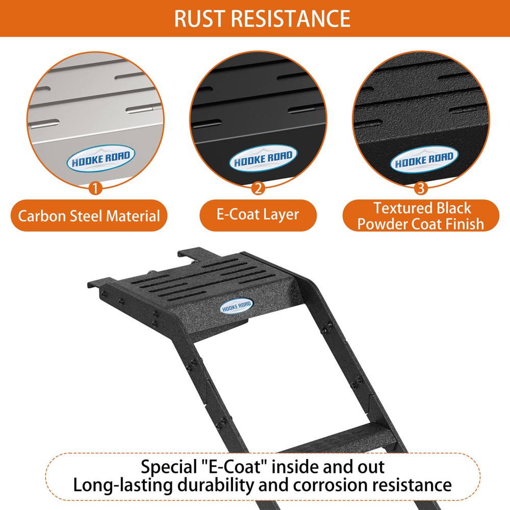 Hooke Road Rear Hatch Ladder for Subaru XV Crosstrek 2013 2014 2015 2016 2017