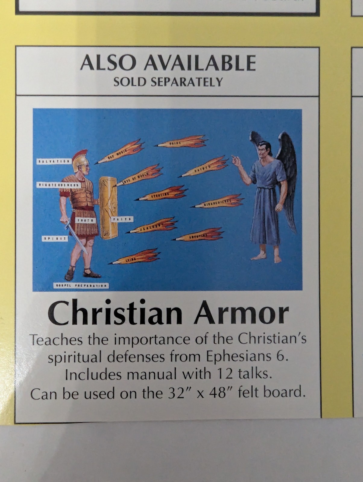 Betty Lukens Thru Bible in Felt Two Ways, Christian Armor, Trees, Fruit OfSpirit