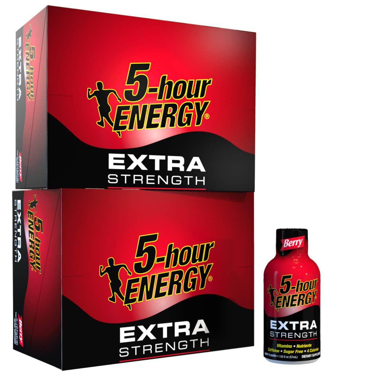 READ 5-hour ENERGY Shot, Extra Strength, Berry, 1.93 Ounce, 24 Count
