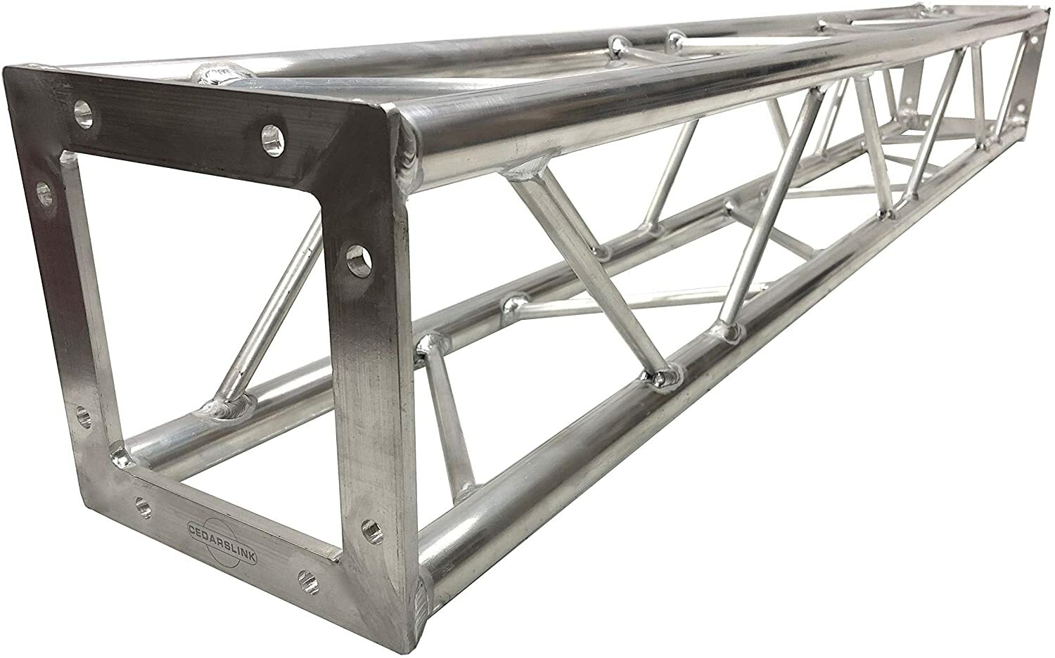 2 DJ Lighting 6.56 ft Bolted Aluminum 8"x8" Truss Light Weight Dual Totem System