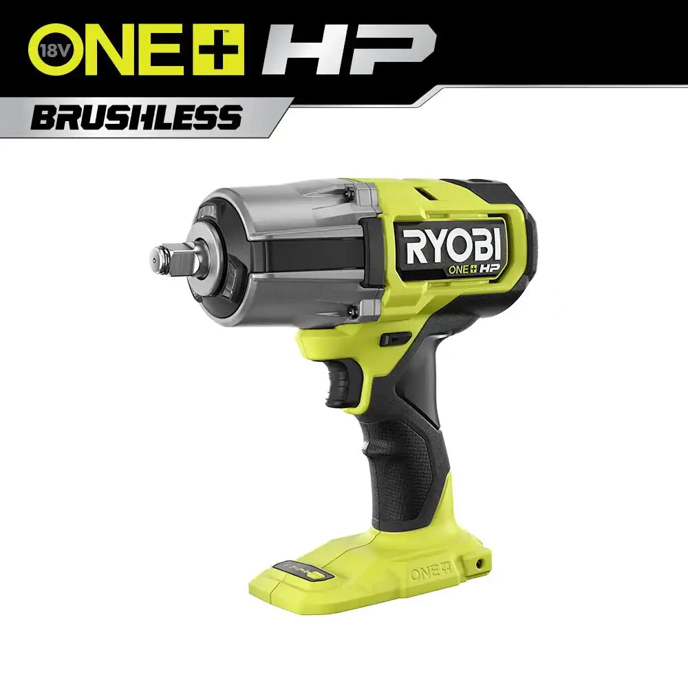 NEW RYOBI PBLIW01B ONE+ HP 18V Brushless 4-Mode 1/2" High Torque Impact Wrench