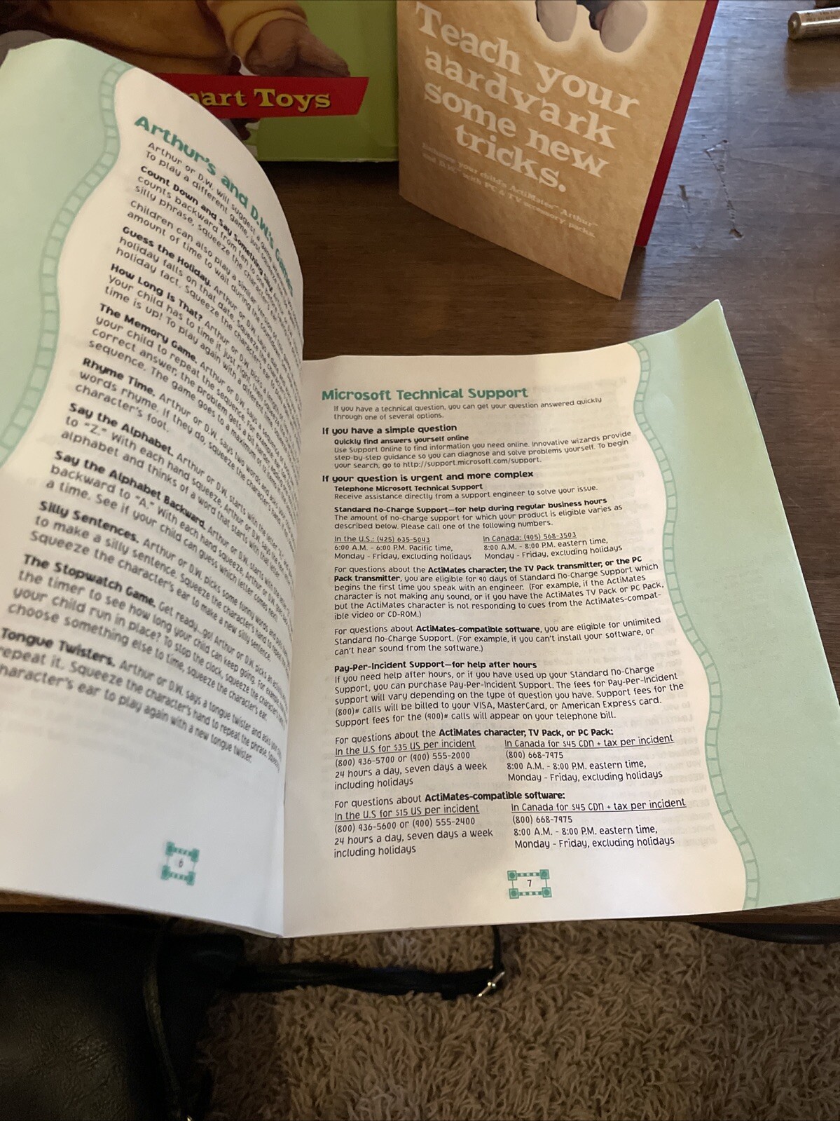 1998 Microsoft Actimates ARTHUR Interactive Talking Plush Toy 22”, Tested