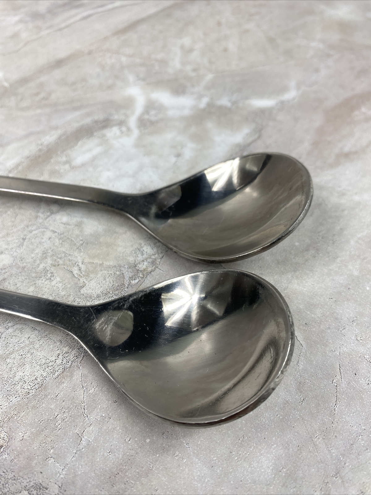 12” Stainless Red End Bar Spoon Twisted Handle Cocktail Stirrer Lot of 2