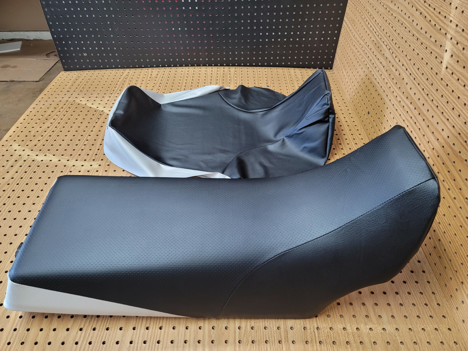 YAMAHA BANSHEE 350 YFZ350 SEAT COVER 1987 TO 2006 (BLACK&SILVER) [Y*-161]