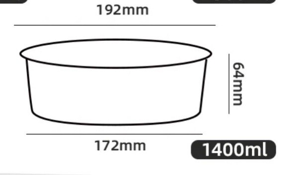 Noobol Induction Heatable Paper Ramen Bowl (50 PCS)