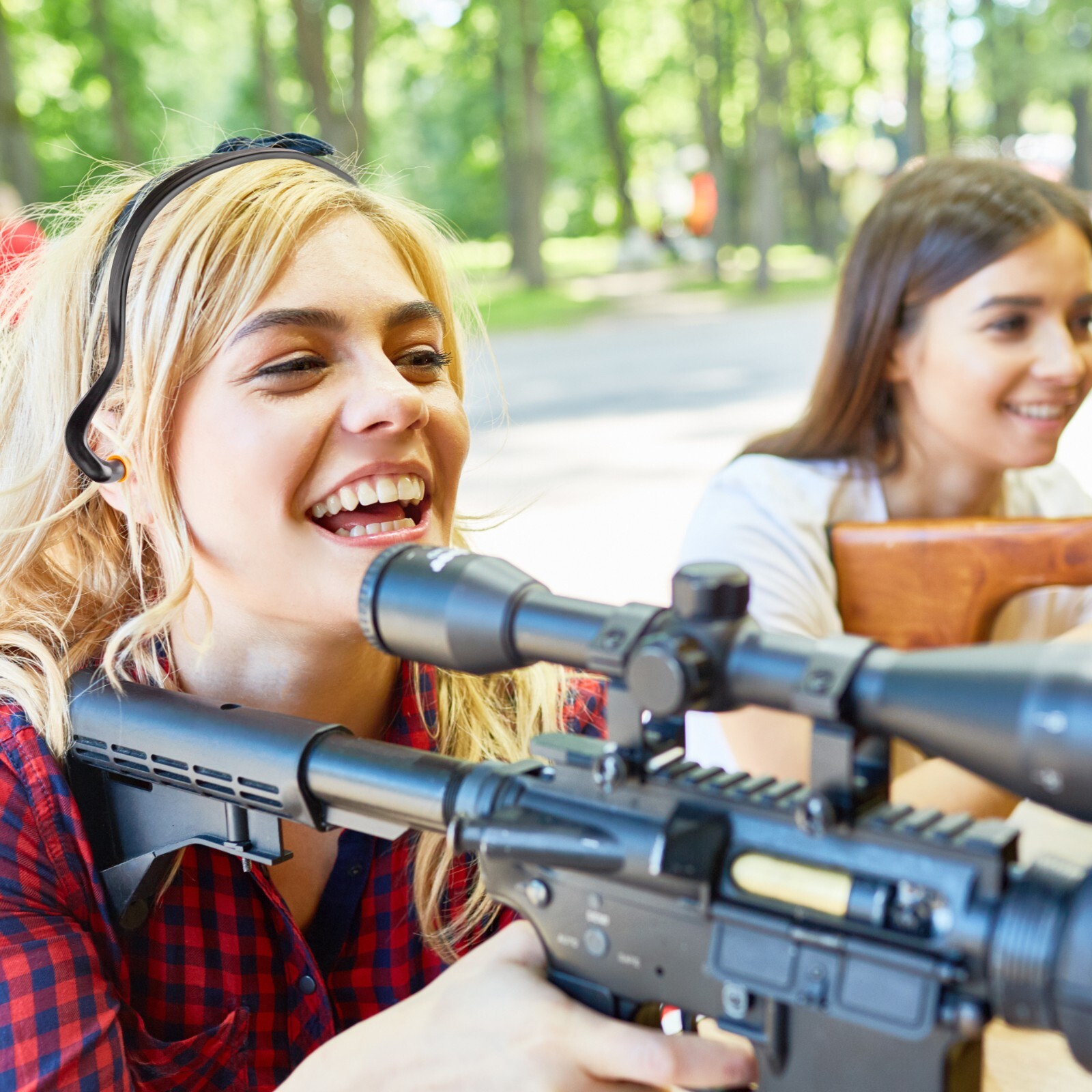 2 Pairs Banded Ear Plugs + 10 Pairs Soft Silicone Replacement Pods Reusable