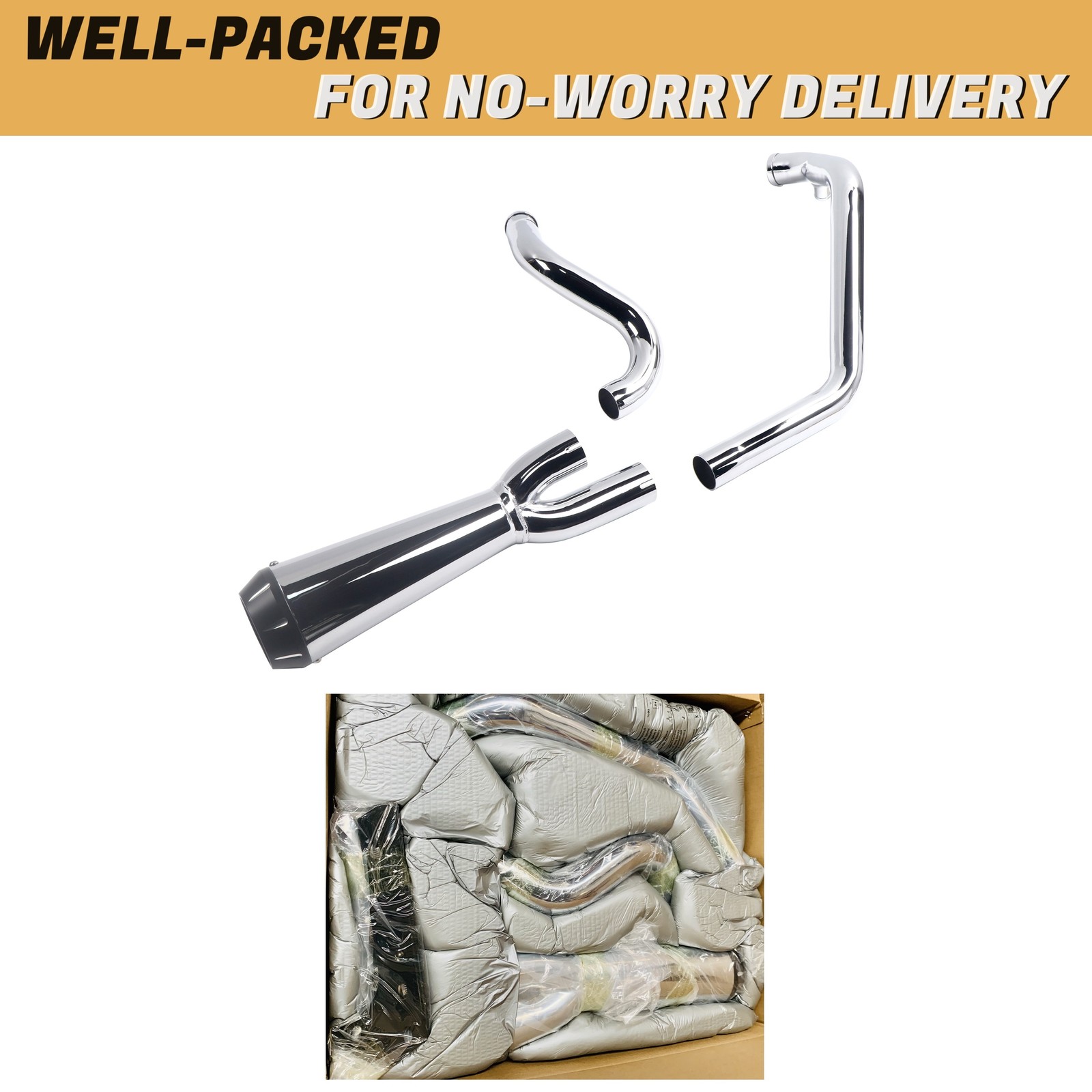 Great Performance 2 into 1 Exhaust For Harley Sportster Exhaust Update 14-22