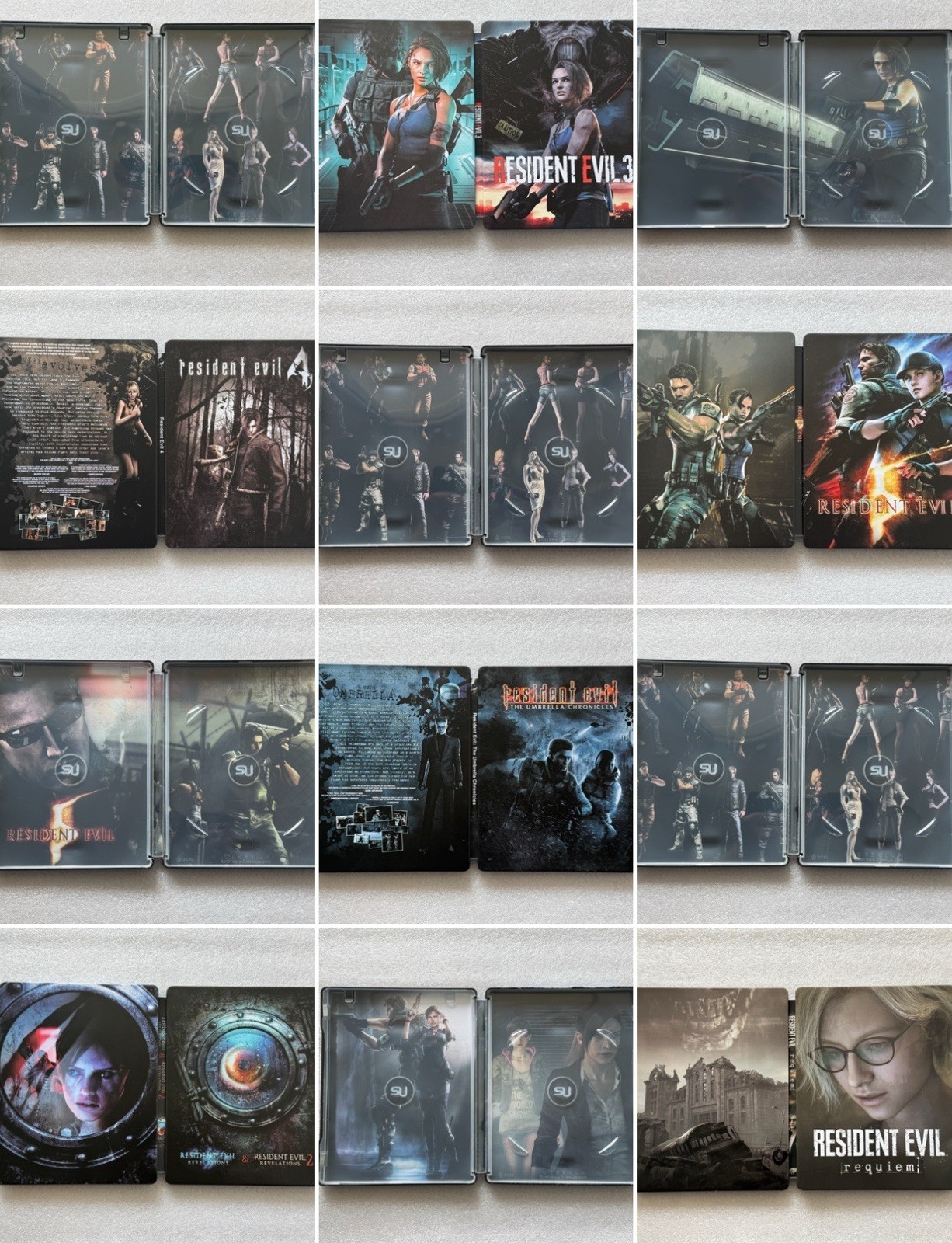 Bundle Of 5 Custom Steelbook/SteeUp Cases (Pick any Of 5 Items) Read description