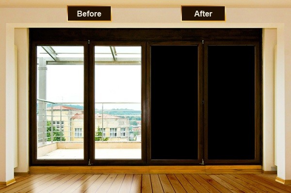 Uncut Window Tint 0% VLT Blackout Film Heat Reduce Block Shade Static Cling USA