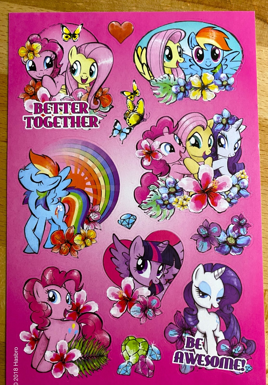 MY LITTLE PONY STICKERS NEW 3 SHEETS FREE SHIP