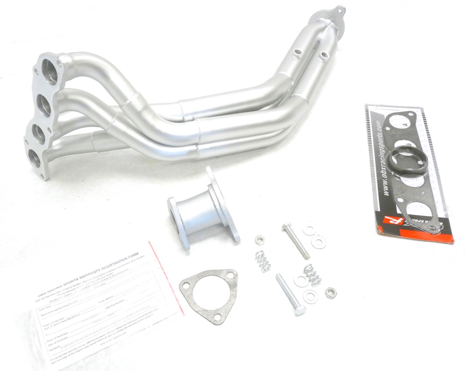 OBX Stainless Manifold 03-05 Honda Civic Si K20A3 02-07 RSX Base K20A3 Ceramic