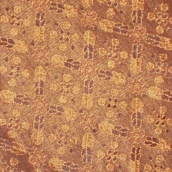 CROSCILL GALLERIA RED BROWN GOLD (1) QUEEN BEDSKIRT 15" SPLIT TUSCAN