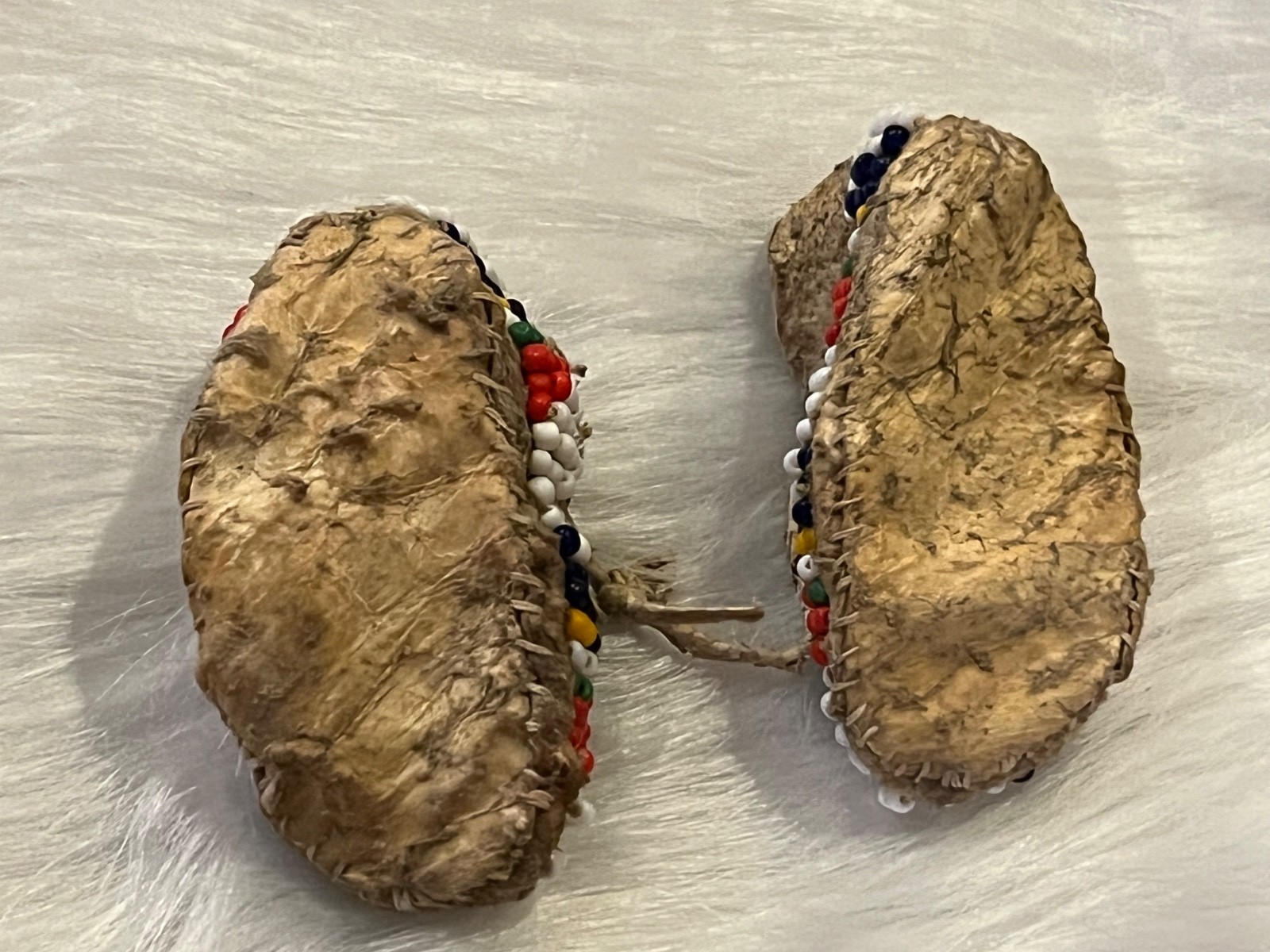 Old Beaded Baby Moccasins