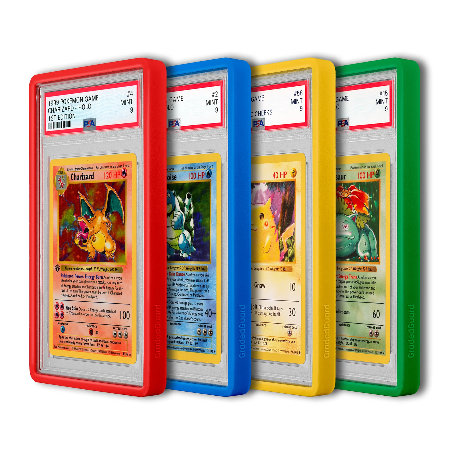 GradedGuard PSA/BGS/CGC Graded Card Protector Guard Case eBay Bundle (4-Pack)