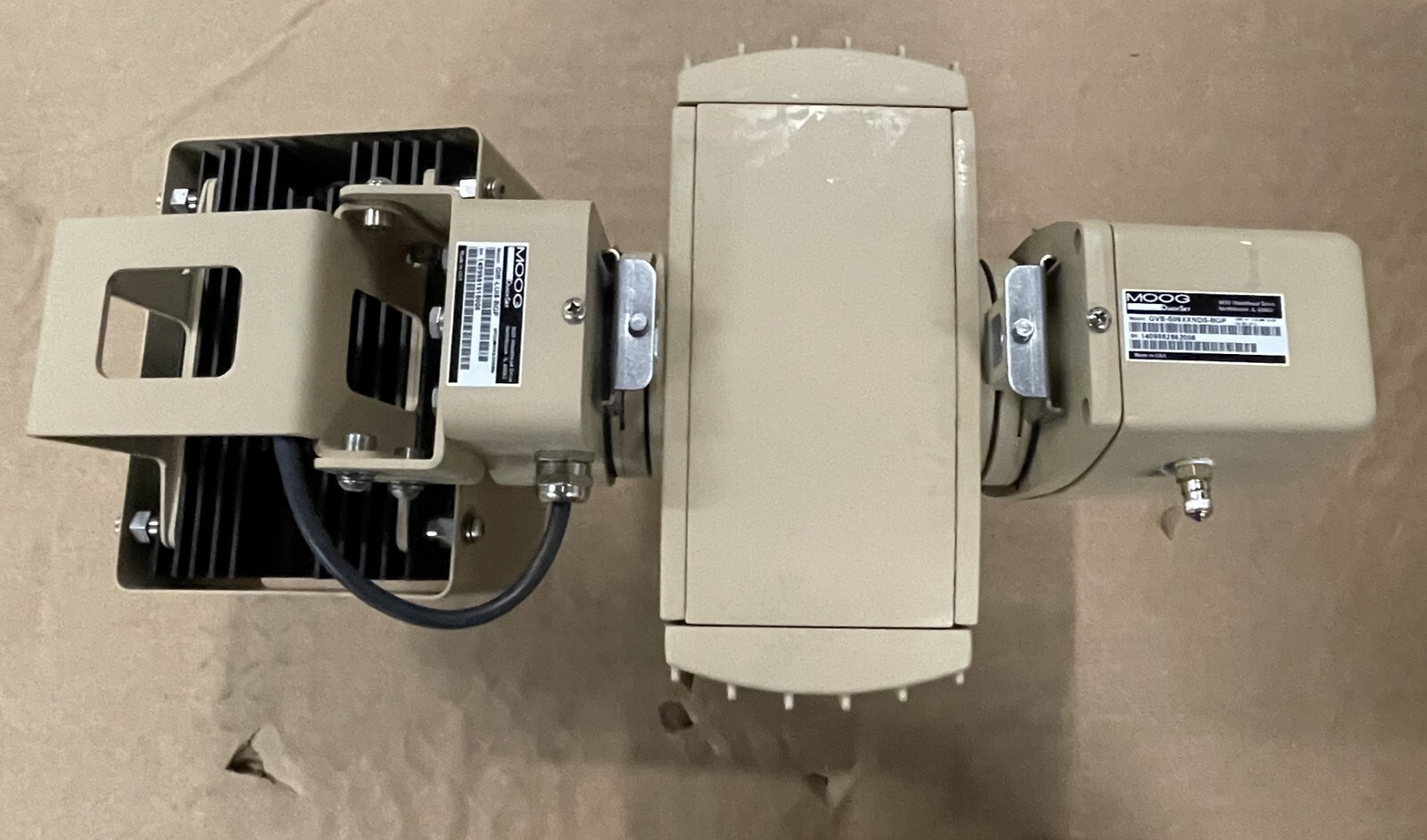 Moog Quickset GeminEye PTZ 28X zoom camera system & illuminator & cables