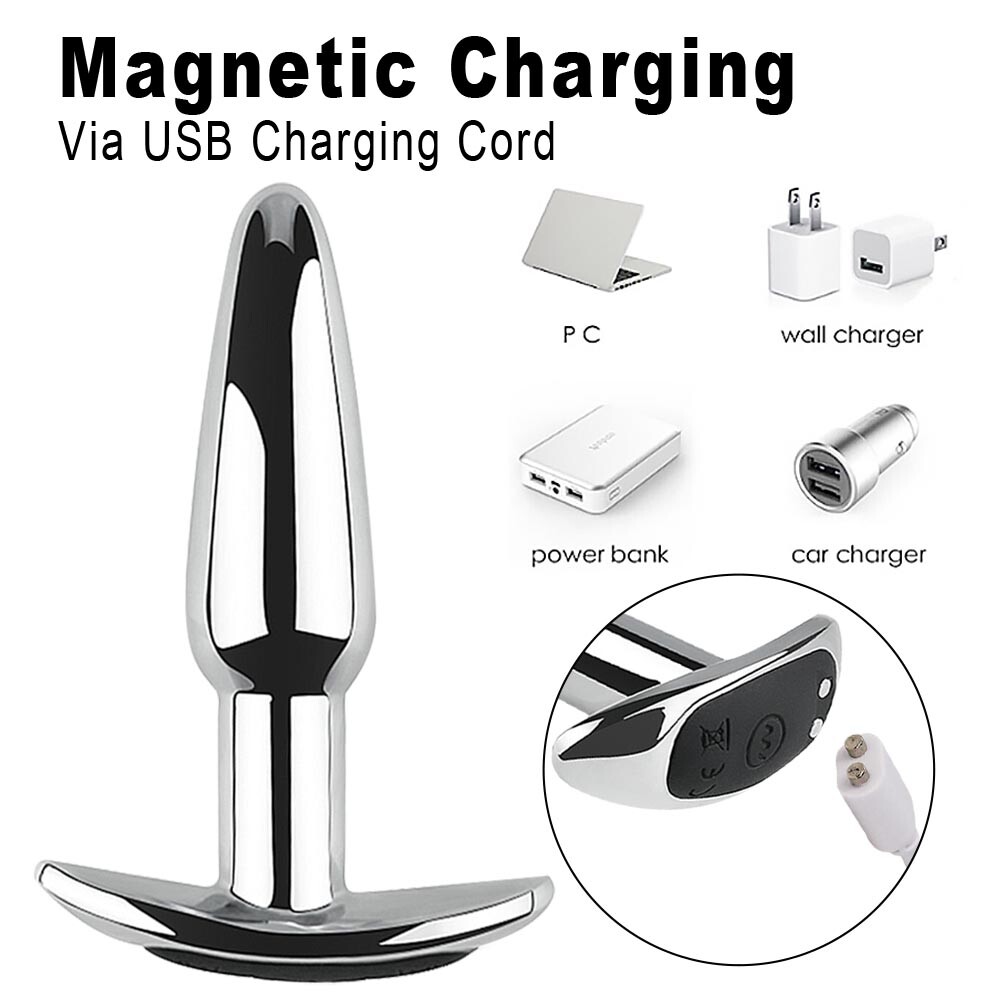 Remote Control Vibrating Butt Plug Anal Vibrator G Spot Massager Dildo Sex Toys