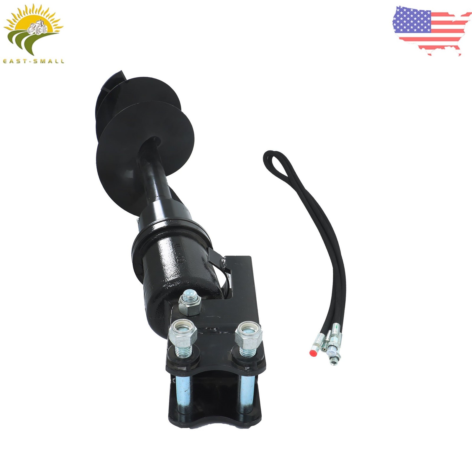 300mm Diameter Auger Drill For 1Ton-1.5Ton Small Digger Mini Excavator 2 pipes