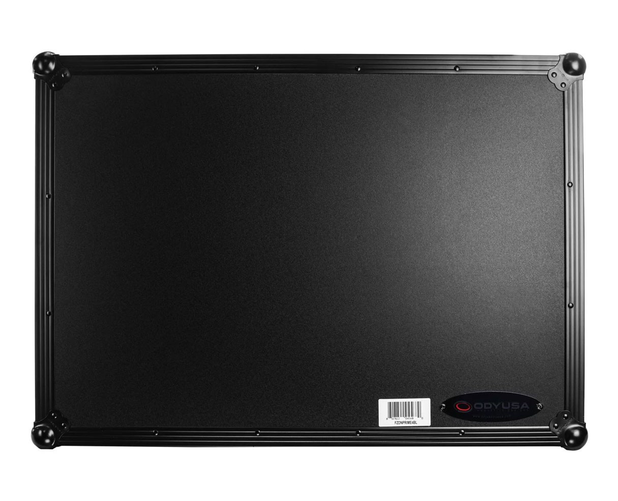 Odyssey FZDNPRIME4BL Denon Prime 4 Black Low Profile Flight Case PROAUDIOSTAR