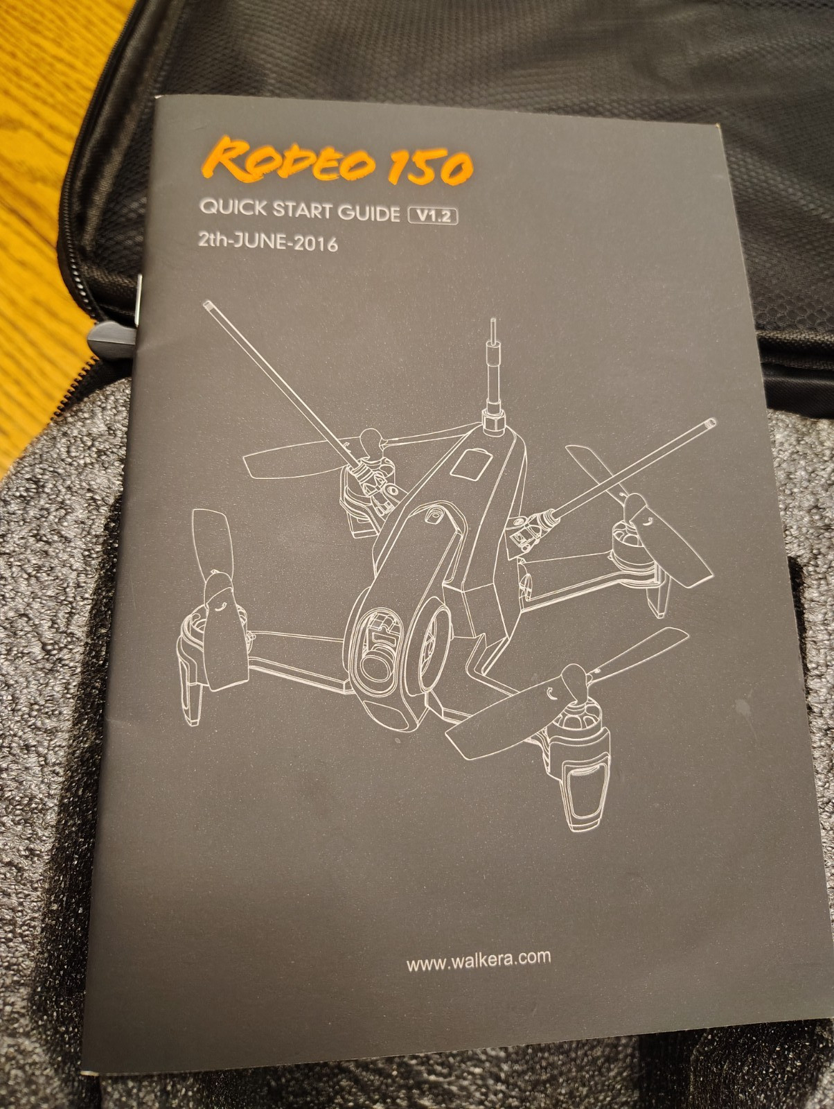 Walkera Controller, with case & extra blades (for a Rodeo 150 drone)